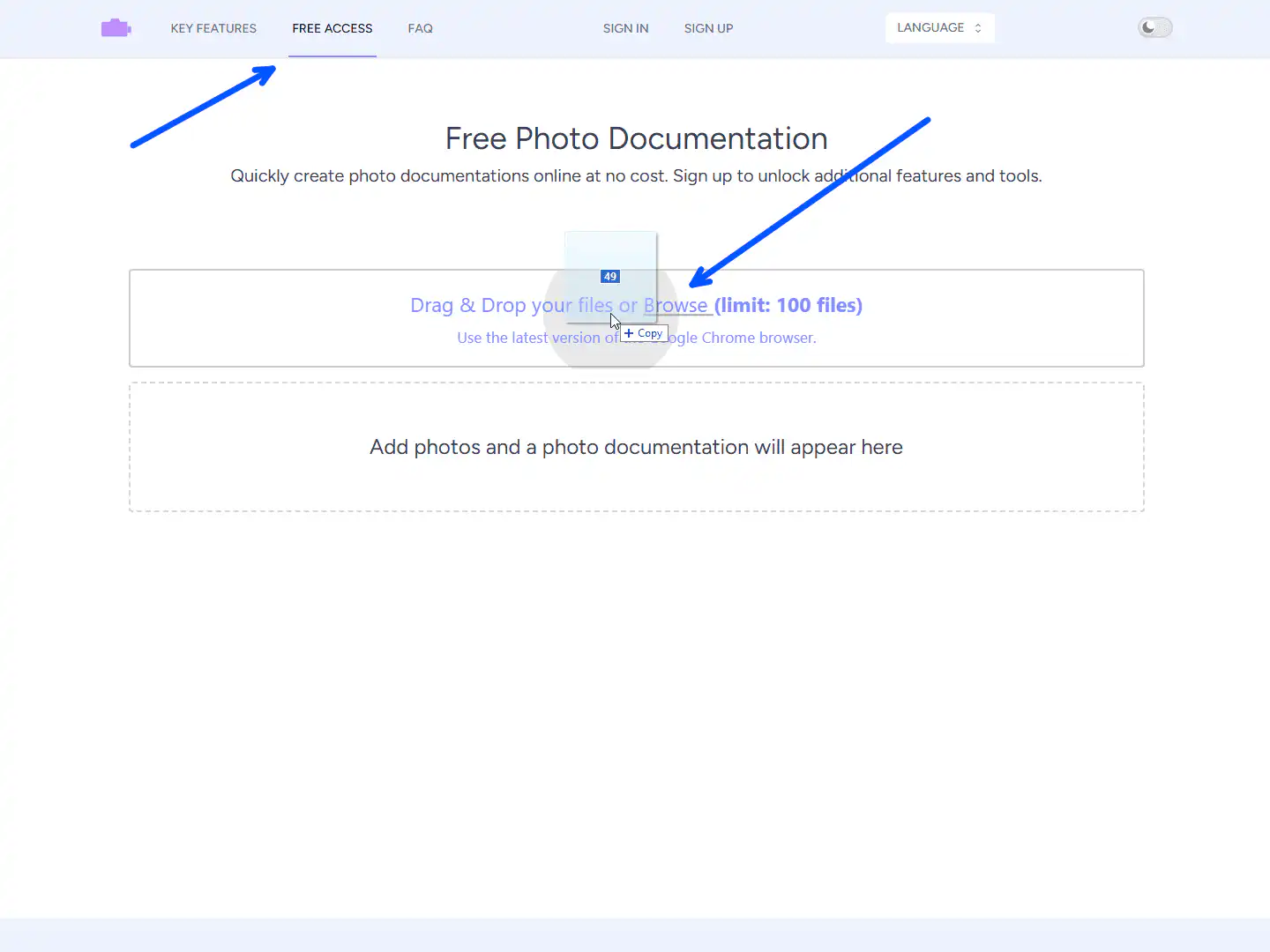 How to make a photo report?